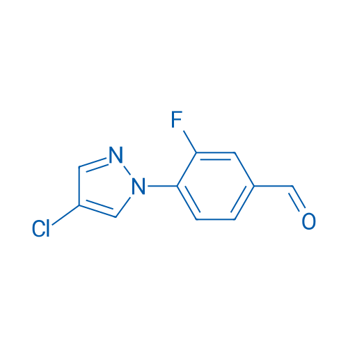 4-(4-Chloro-1h-pyrazol-1-yl)-3-fluorobenzaldehyde 1g