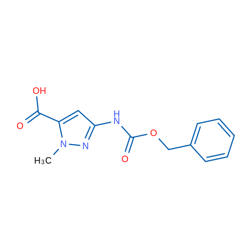 3-Carbobenzyloxyamino-1-methylpyrazole-5-carboxylic acid 1g