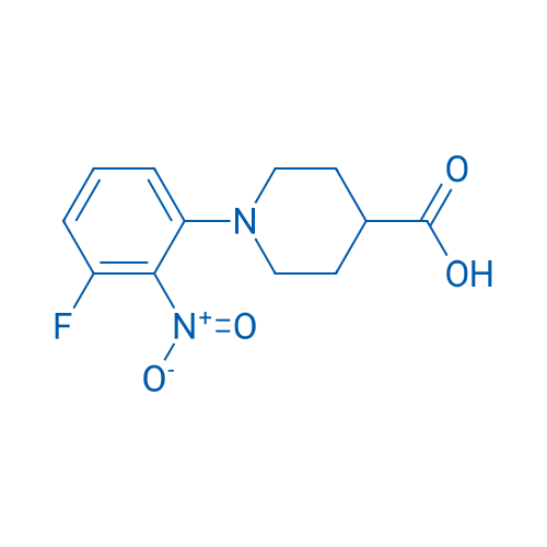 1-(3-Fluoro-2-nitrophenyl)piperidine-4-carboxylic acid 1g