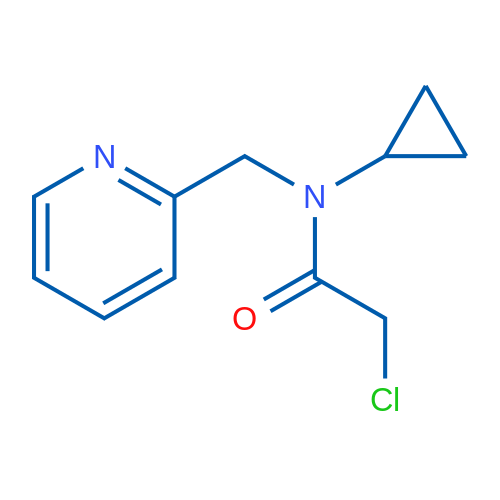 2-Chloro-N-cyclopropyl-N-(pyridin-2-ylmethyl)acetamide 1g