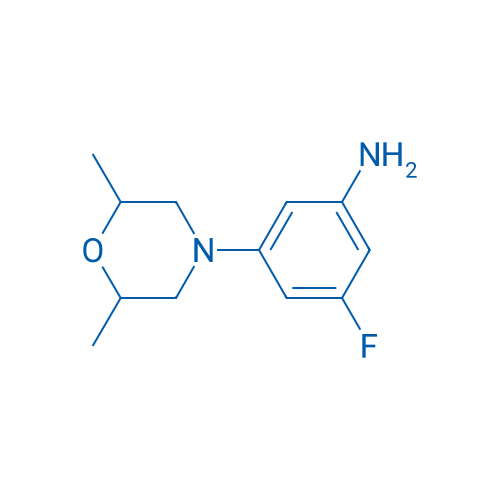 3-(2,6-Dimethylmorpholino)-5-fluoroaniline 1g