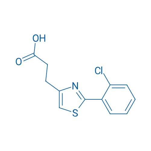 3-(2-(2-Chlorophenyl)thiazol-4-yl)propanoic acid 5g
