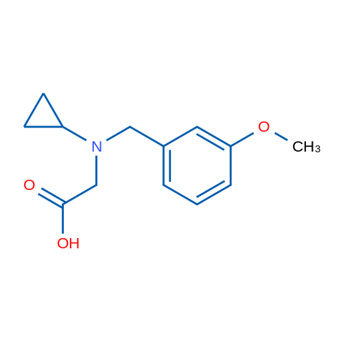2-(Cyclopropyl(3-methoxybenzyl)amino)acetic acid 1g