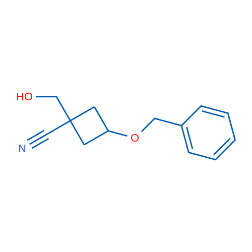 3-(Benzyloxy)-1-(hydroxymethyl)cyclobutanecarbonitrile 1g