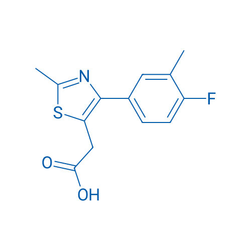 2-(4-(4-Fluoro-3-methylphenyl)-2-methylthiazol-5-yl)acetic acid 1g