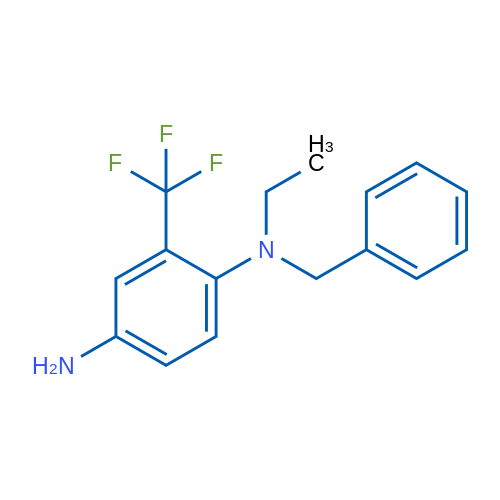 N1-Benzyl-N1-ethyl-2-(trifluoromethyl)benzene-1,4-diamine 1g