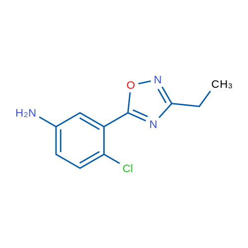 4-Chloro-3-(3-ethyl-1,2,4-oxadiazol-5-yl)aniline 1g
