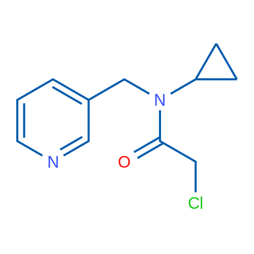 2-Chloro-N-cyclopropyl-N-(pyridin-3-ylmethyl)acetamide 1g