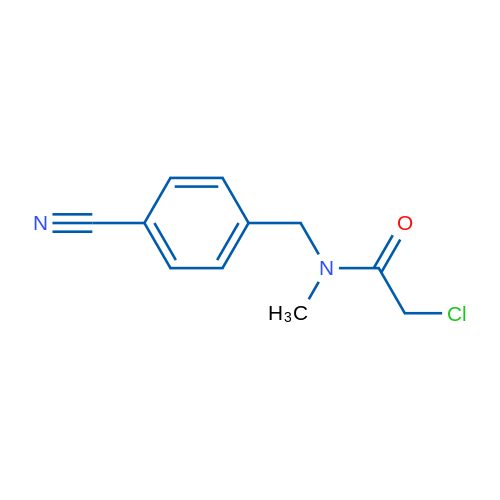 2-Chloro-N-(4-cyanobenzyl)-N-methylacetamide 1g