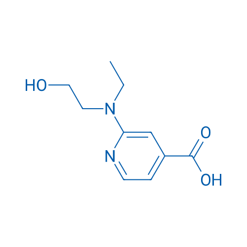 2-(Ethyl(2-hydroxyethyl)amino)isonicotinic acid 1g