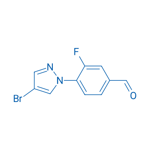 4-(4-Bromo-1h-pyrazol-1-yl)-3-fluorobenzaldehyde 5g
