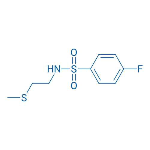 4-Fluoro-N-(2-(methylthio)ethyl)benzenesulfonamide 1g