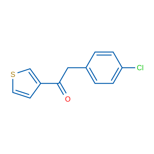 2-(4-Chlorophenyl)-1-(thiophen-3-yl)ethanone 1g