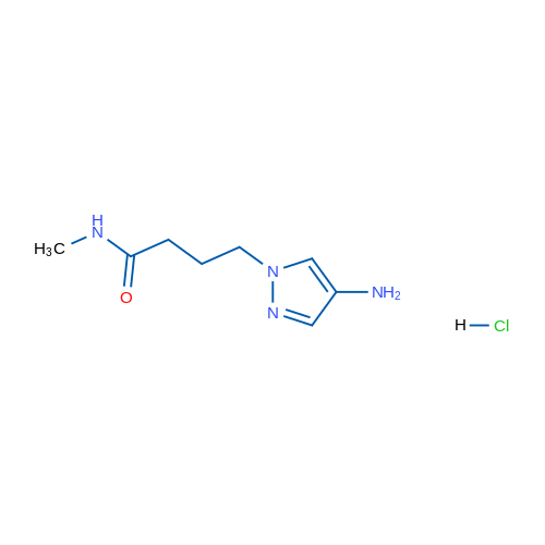 4-(4-Amino-1H-pyrazol-1-yl)-N-methylbutanamide hydrochloride 1g