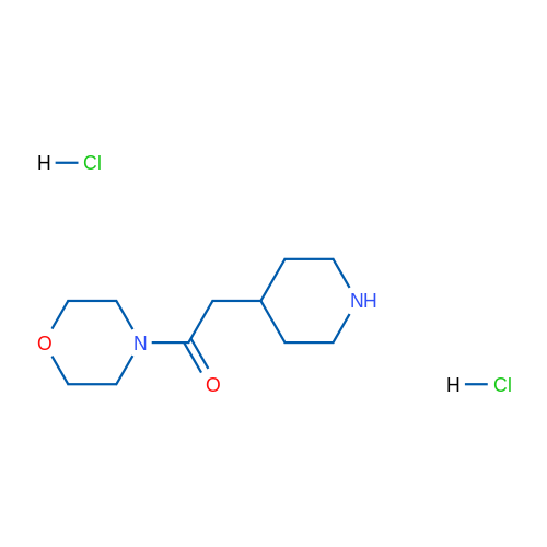 1-Morpholino-2-(piperidin-4-yl)ethanone dihydrochloride 1g