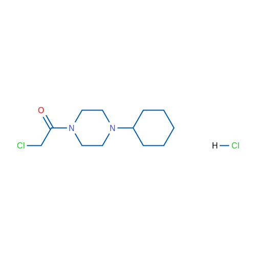 2-Chloro-1-(4-cyclohexylpiperazin-1-yl)ethanone hydrochloride 1g