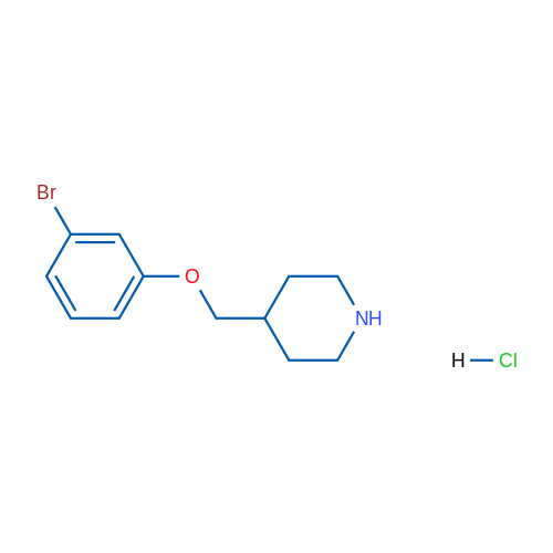 4-((3-Bromophenoxy)methyl)piperidine hydrochloride 5g