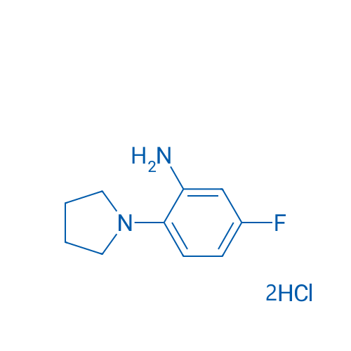 5-Fluoro-2-(pyrrolidin-1-yl)aniline dihydrochloride 1g