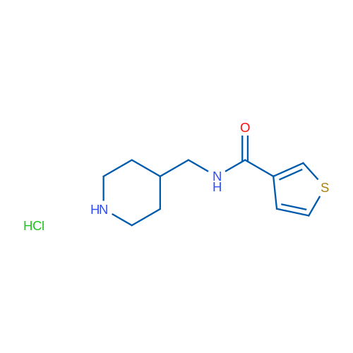 N-(Piperidin-4-ylmethyl)thiophene-3-carboxamide hydrochloride 1g