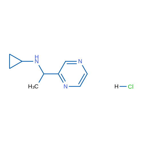 N-(1-(pyrazin-2-yl)ethyl)cyclopropanamine hydrochloride 1g
