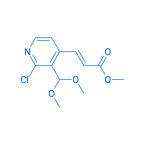 Methyl 3-(2-chloro-3-(dimethoxymethyl)pyridin-4-yl)acrylate 1g
