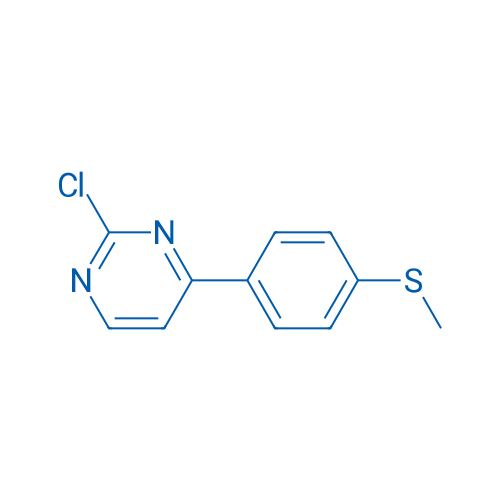 2-Chloro-4-(4-(methylthio)phenyl)pyrimidine 250mg