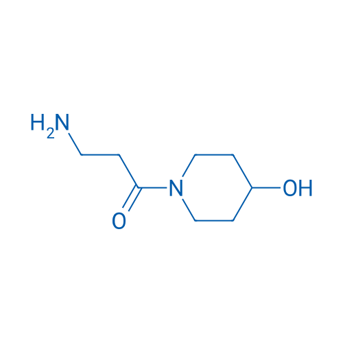 3-Amino-1-(4-hydroxypiperidin-1-yl)propan-1-one 100mg