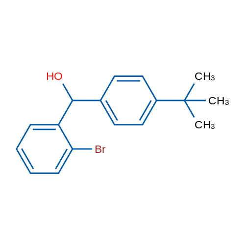 (2-Bromophenyl)(4-(tert-butyl)phenyl)methanol 1g