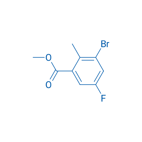 3-Bromo-5-fluoro-2-methyl-benzoic acid methyl ester 100mg