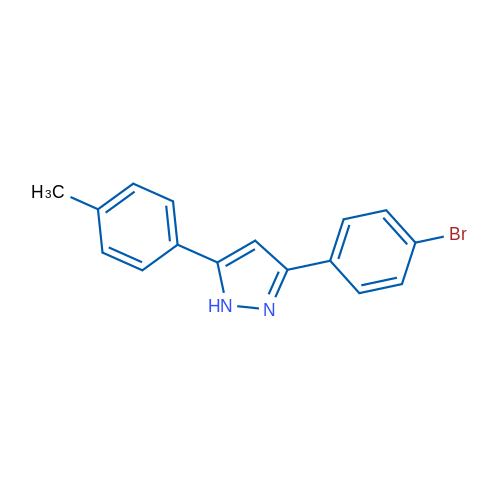 3-(4-Bromophenyl)-5-(p-tolyl)-1H-pyrazole 1g
