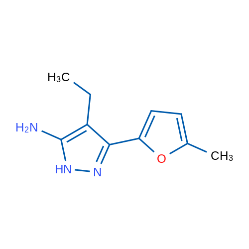 4-Ethyl-3-(5-methylfuran-2-yl)-1h-pyrazol-5-amine 1g