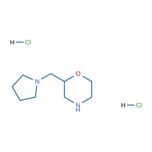 2-(Pyrrolidin-1-ylmethyl)morpholine dihydrochloride 1g