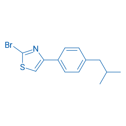 2-Bromo-4-(4-isobutylphenyl)thiazole 1g