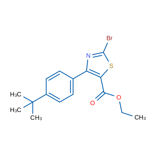 Ethyl 2-bromo-4-(4-(tert-butyl)phenyl)thiazole-5-carboxylate 1g