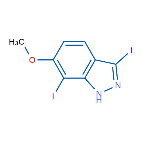 3,7-Diiodo-6-methoxy-1H-indazole 1g