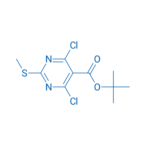 tert-Butyl 4,6-dichloro-2-(methylthio)pyrimidine-5-carboxylate 1g