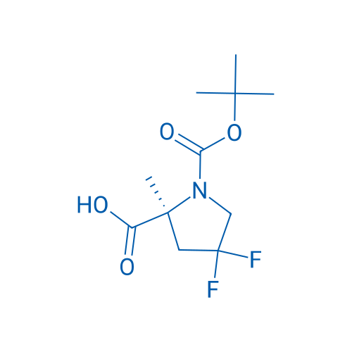 (S)-1-(tert-Butoxycarbonyl)-4,4-difluoro-2-methylpyrrolidine-2-carboxylic acid 250mg