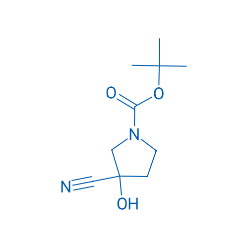 tert-Butyl 3-cyano-3-hydroxypyrrolidine-1-carboxylate 250mg