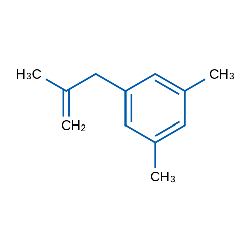 3-(3,5-Dimethylphenyl)-2-methyl-1-propene 1g