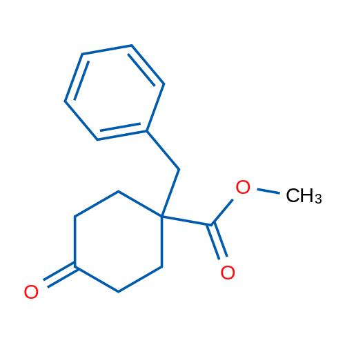Methyl 1-benzyl-4-oxocyclohexanecarboxylate 1g