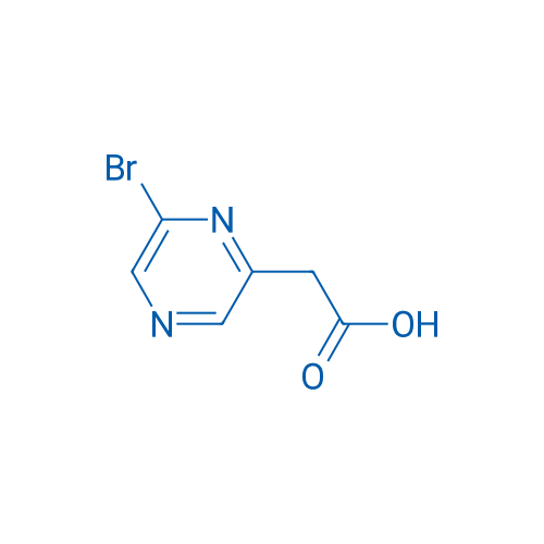 2-(6-Bromopyrazin-2-yl)acetic acid 1g