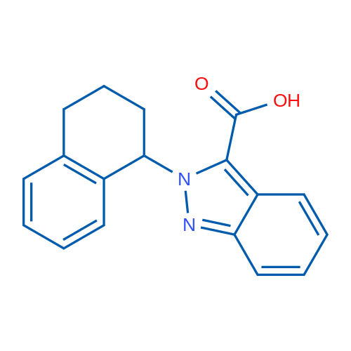 2-(1,2,3,4-Tetrahydronaphthalen-1-yl)-2H-indazole-3-carboxylic acid 1g
