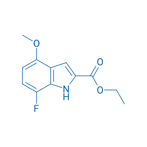 Ethyl 7-fluoro-4-methoxy-1H-indole-2-carboxylate 1g