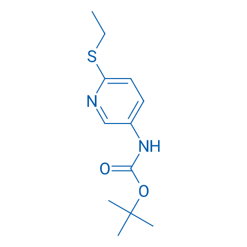 tert-Butyl (6-(ethylthio)pyridin-3-yl)carbamate 5g