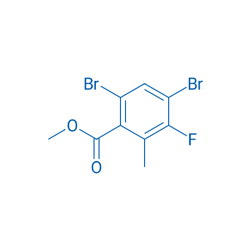 4,6-Dibromo-3-fluoro-2-methyl-benzoic acid methylester 100mg