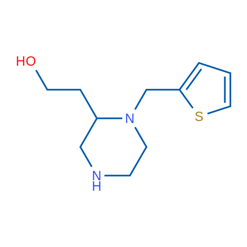 2-(1-(Thiophen-2-ylmethyl)piperazin-2-yl)ethanol 1g