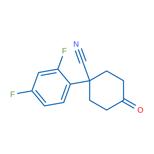 1-(2,4-Difluorophenyl)-4-oxocyclohexanecarbonitrile 1g