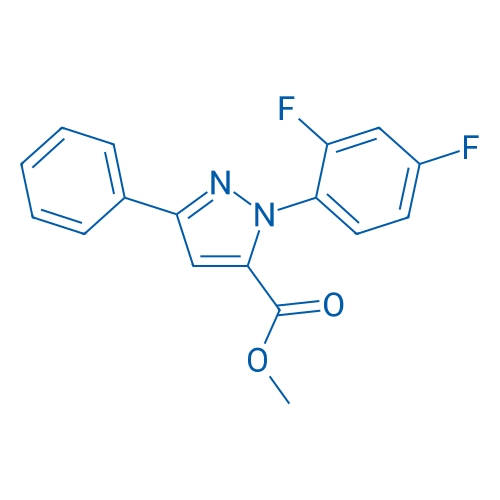 Methyl 1-(2,4-difluorophenyl)-3-phenyl-1H-pyrazole-5-carboxylate 250mg