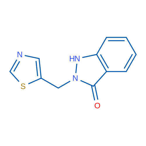 2-(Thiazol-5-ylmethyl)-1H-indazol-3(2H)-one 1g