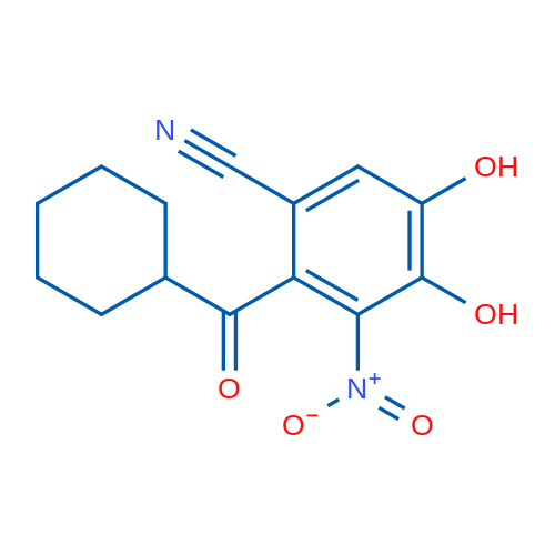2-(Cyclohexanecarbonyl)-4,5-dihydroxy-3-nitrobenzonitrile 1g